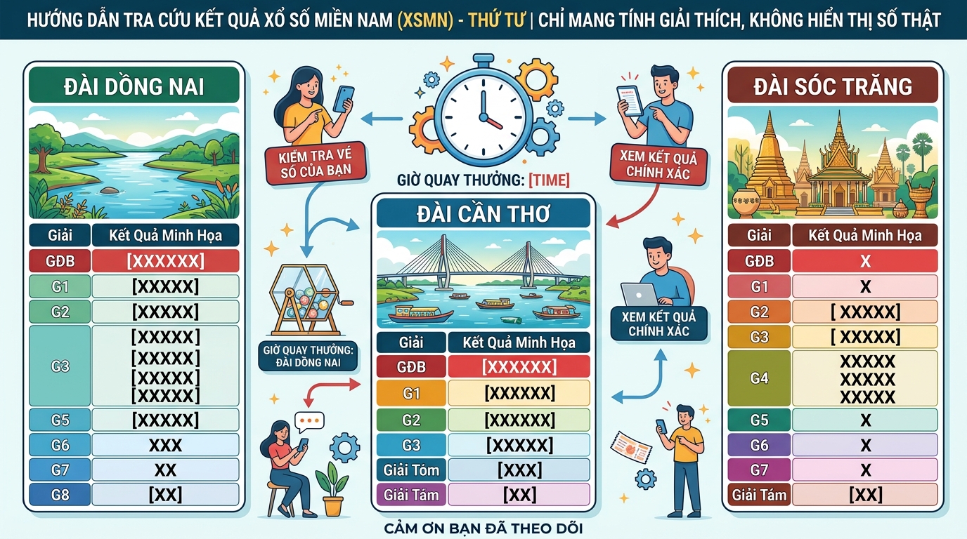 Chiến thuật kết hợp số liệu đa đài ngày Thứ 4: Đồng Nai, Cần Thơ, Sóc Trăng