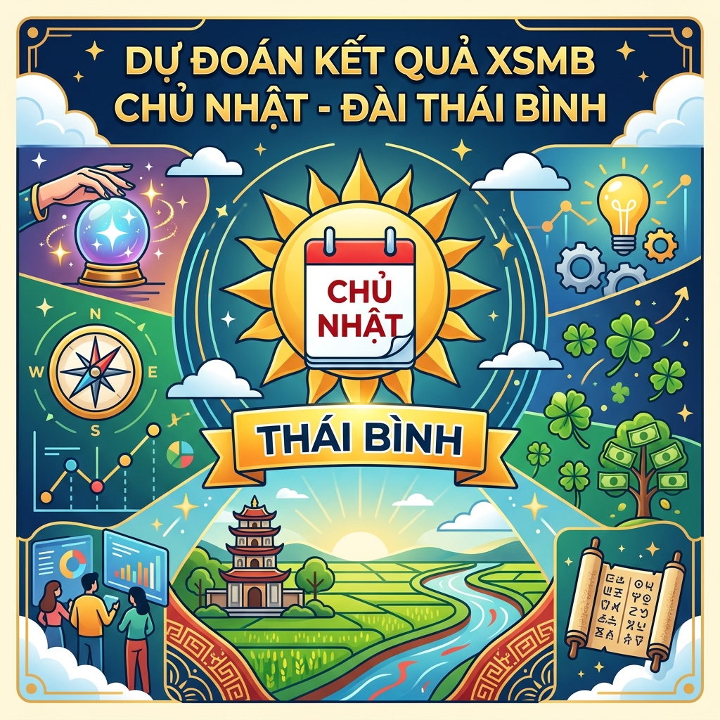 Dự đoán soi cầu miền Bắc Thái Bình chủ nhật