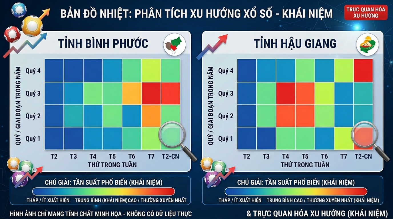 Dự đoán soi cầu xổ số Bình Phước và Hậu Giang ngày Thứ 7