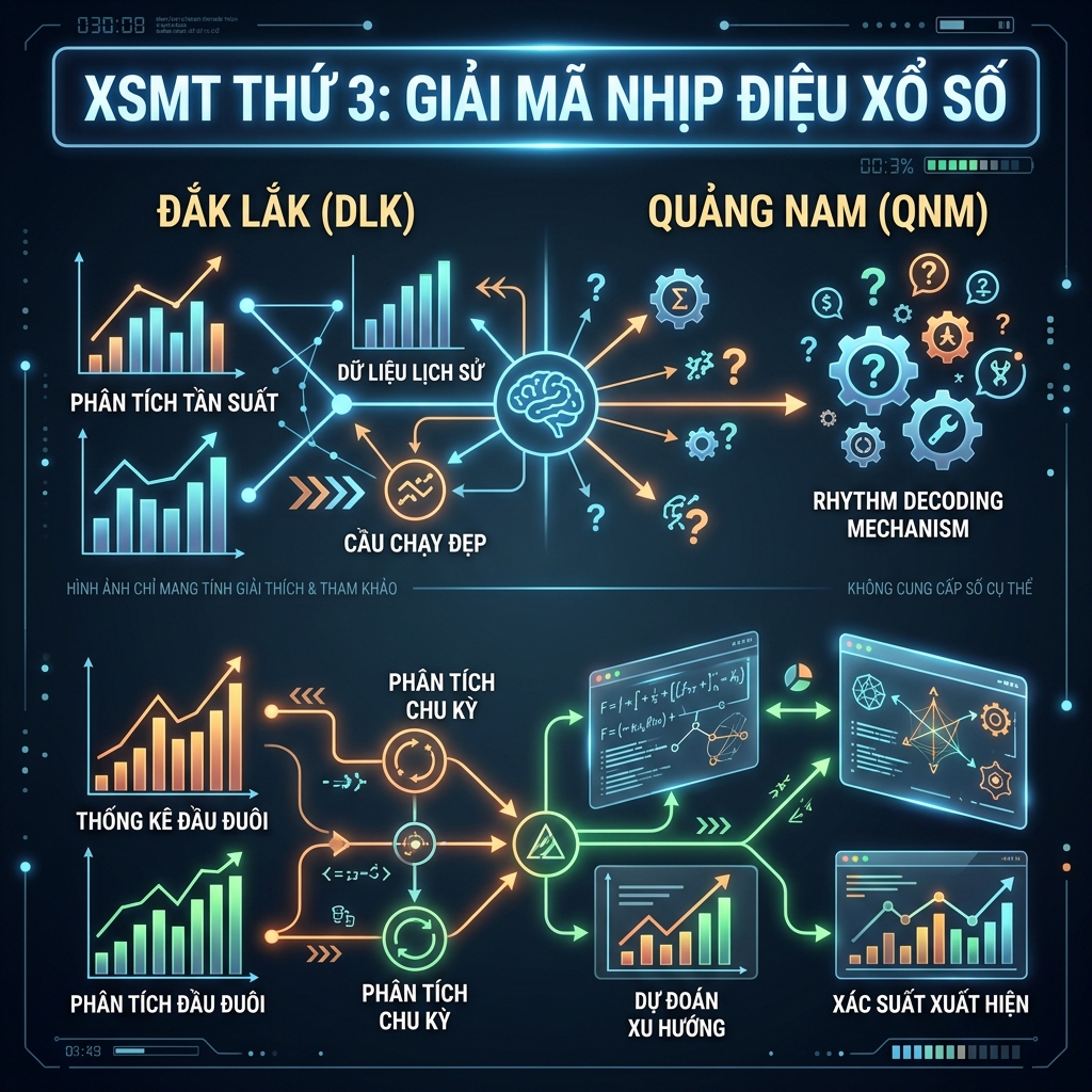 Dự đoán xổ số Đắk Lắk Quảng Nam thứ 3