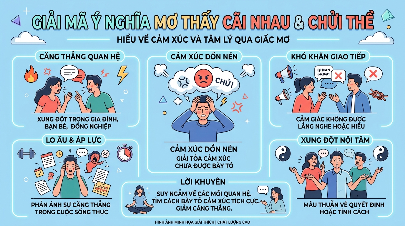 Giải mã giấc mơ thấy cãi nhau chửi nhau là điềm gì