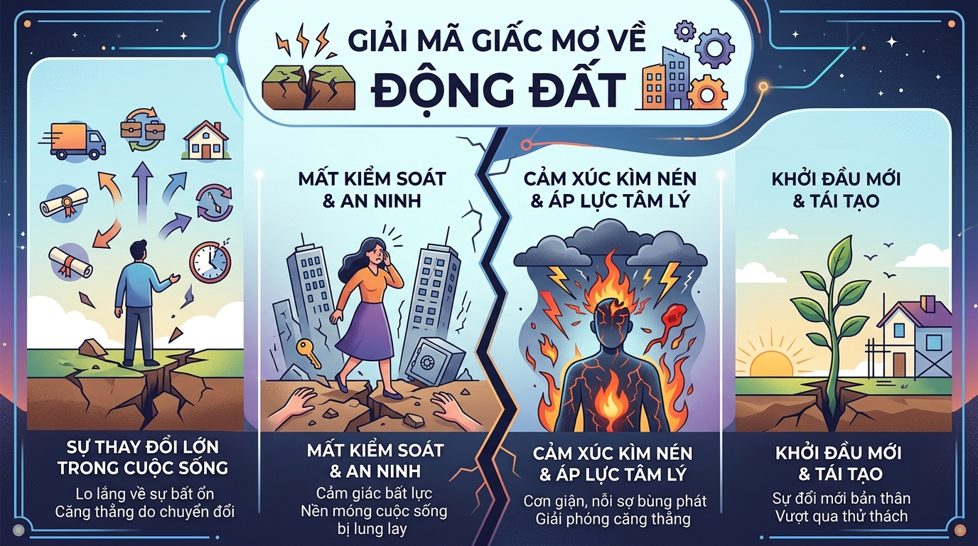 Giải mã giấc mơ thấy động đất