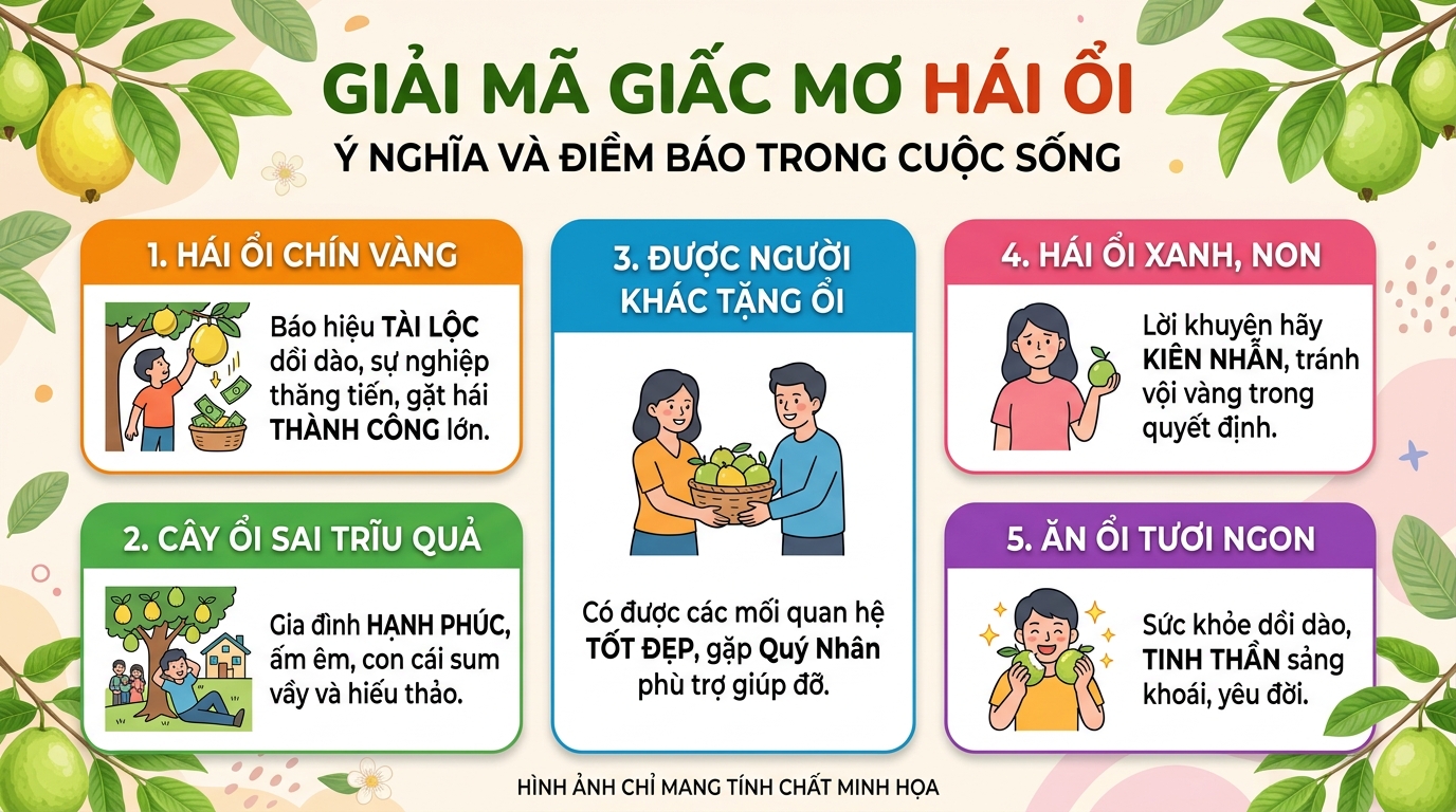 Giải mã giấc mơ hái ổi