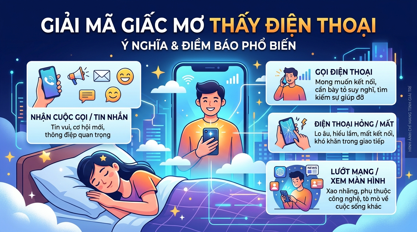 Giải mã giấc mơ thấy điện thoại di động là điềm gì