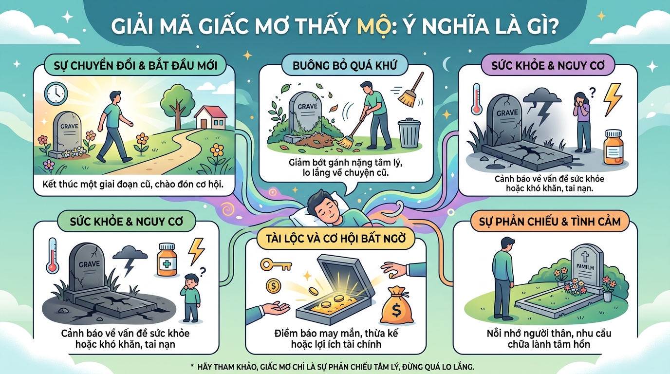 Giải mã giấc mơ thấy mộ là điềm gì, có ý nghĩa gì