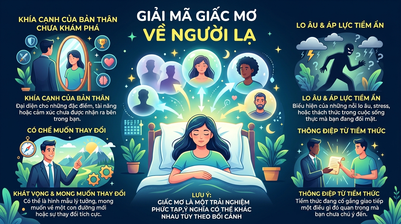 Giải mã giấc mơ thấy người lạ, chiêm bao thấy người xa lạ chưa từng gặp