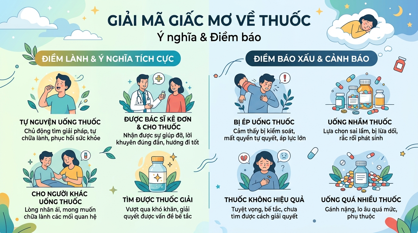 Giải mã giấc mơ thấy thuốc, điềm báo chiêm bao uống thuốc