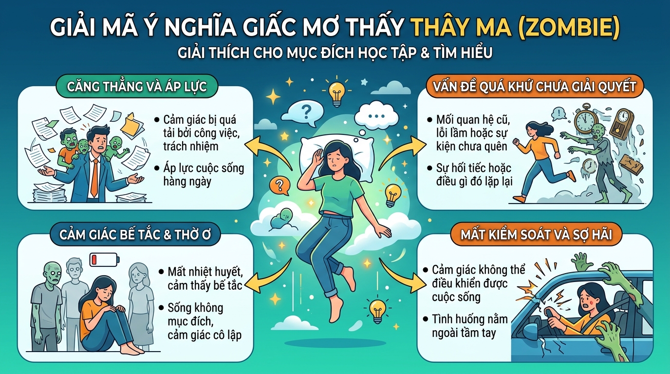 Giải mã giấc mơ thấy zombie xác sống là điềm gì