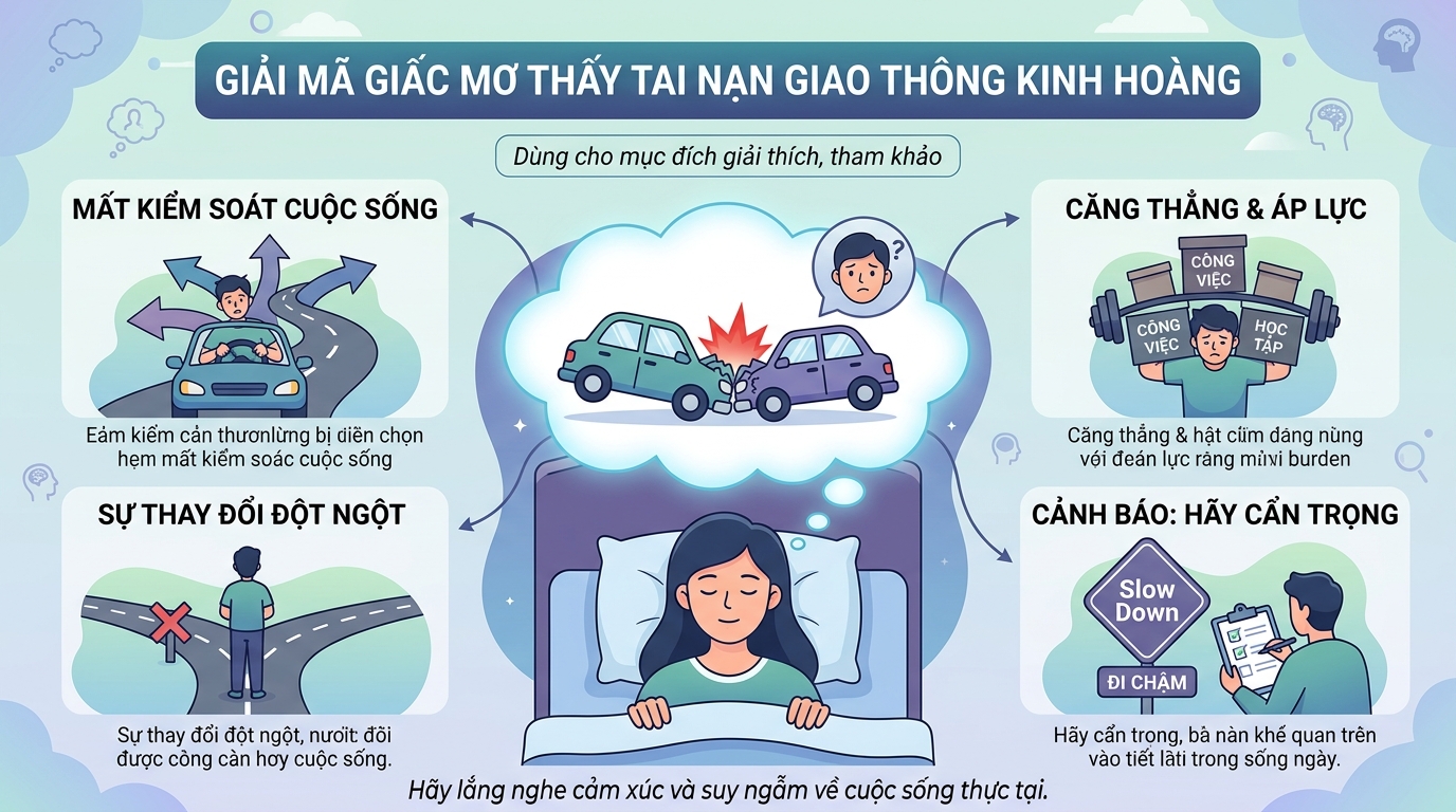 Giải mã giấc mơ thấy tai nạn giao thông kinh hoàng