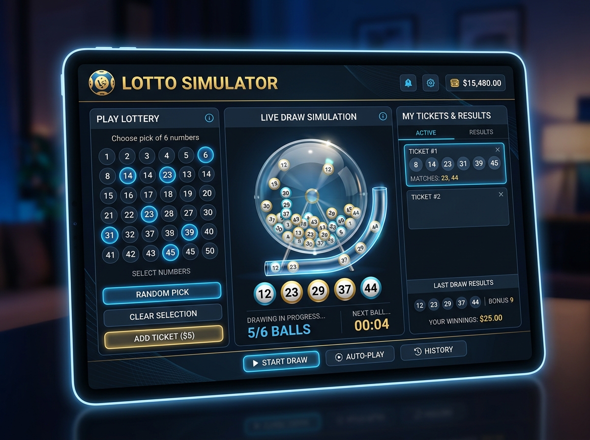 Giao diện hiển thị trực quan khi quay thử xổ số miền Bắc thứ ba hôm nay