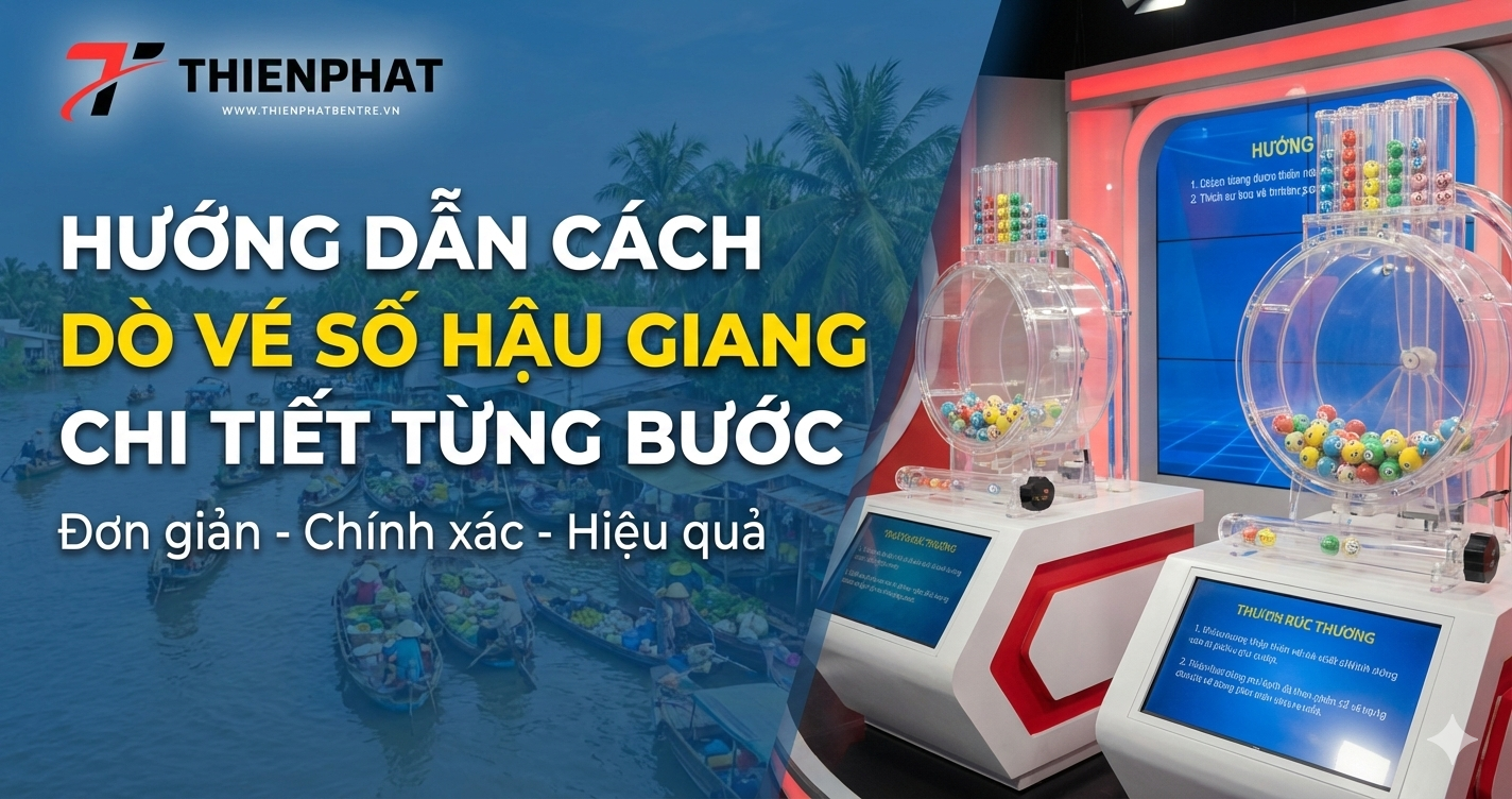 Hướng dẫn cách dò vé số Hậu Giang chi tiết từng bước