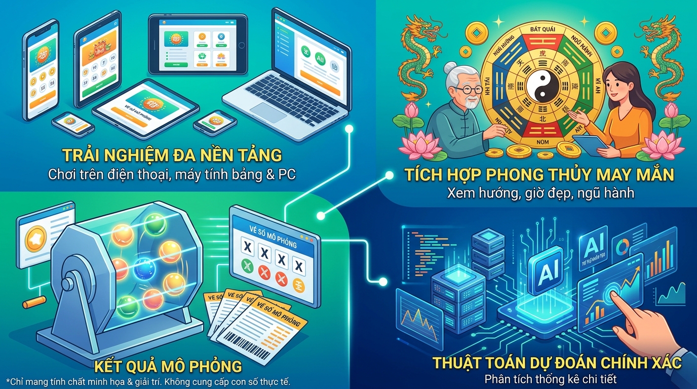 Khám phá các tính năng nổi bật khi quay thử xổ số miền Nam