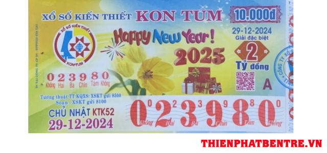 Vé số Kon Tum vùng biên giới