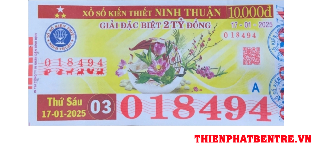 Vé số Ninh Thuận mang nét đẹp địa phương