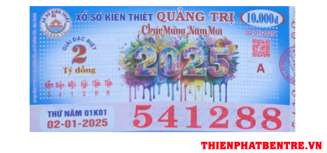 Hình ảnh vé số Quảng Trị đặc trưng