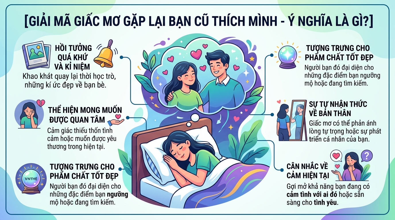 Giải mã nằm mơ thấy bạn học cũ yêu mình thích mình là điềm gì