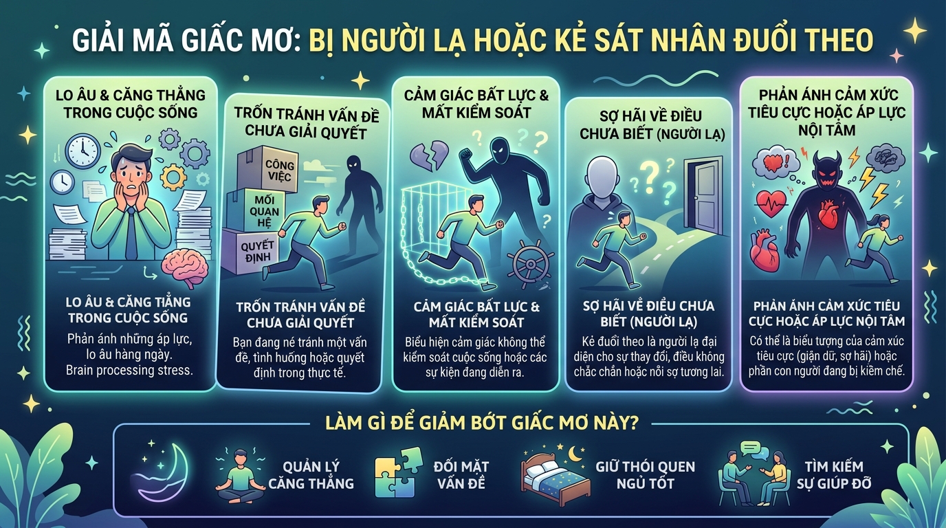 Giải mã ác mộng nằm mơ thấy kẻ lạ, sát nhân đuổi giết mình
