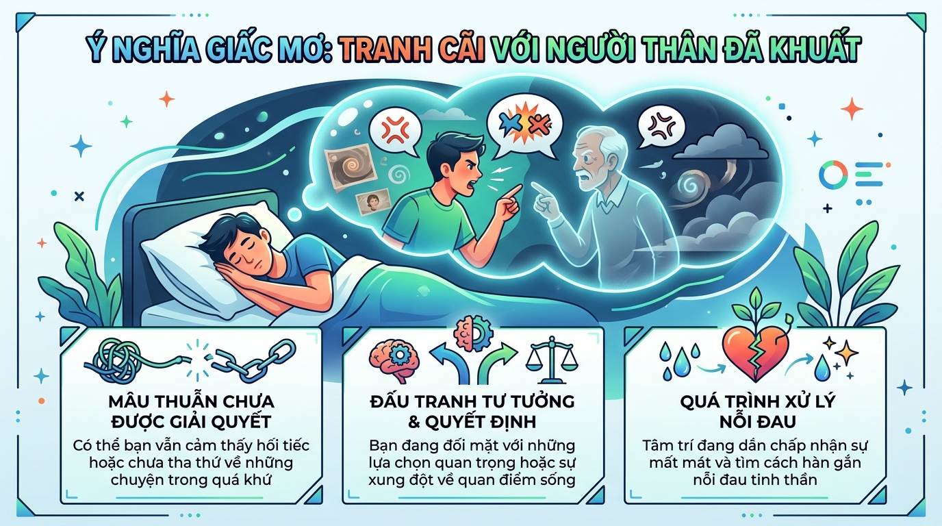 Ý nghĩa giấc mơ cãi nhau với người thân đã khuất