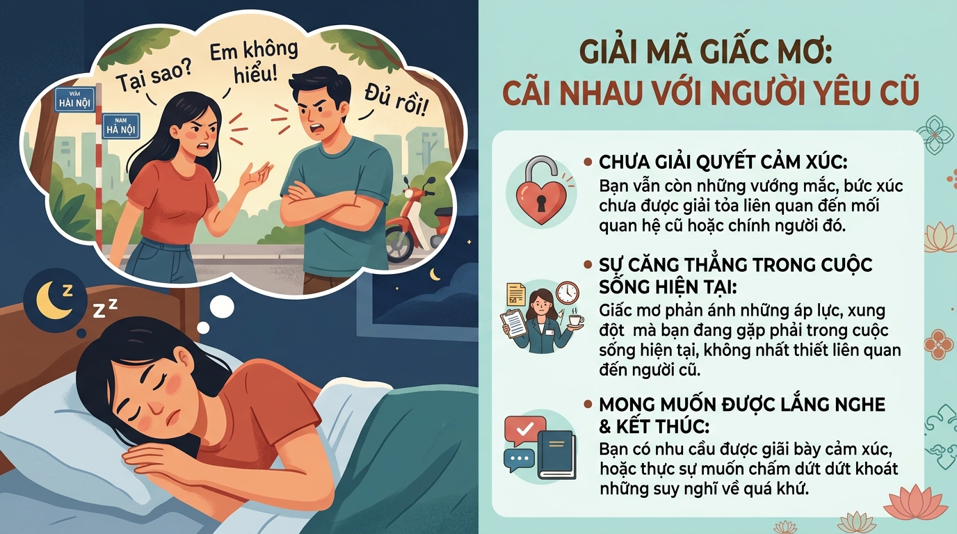 Ý nghĩa giấc mơ thấy mình và người yêu cũ cãi nhau khẩu chiến với nyc