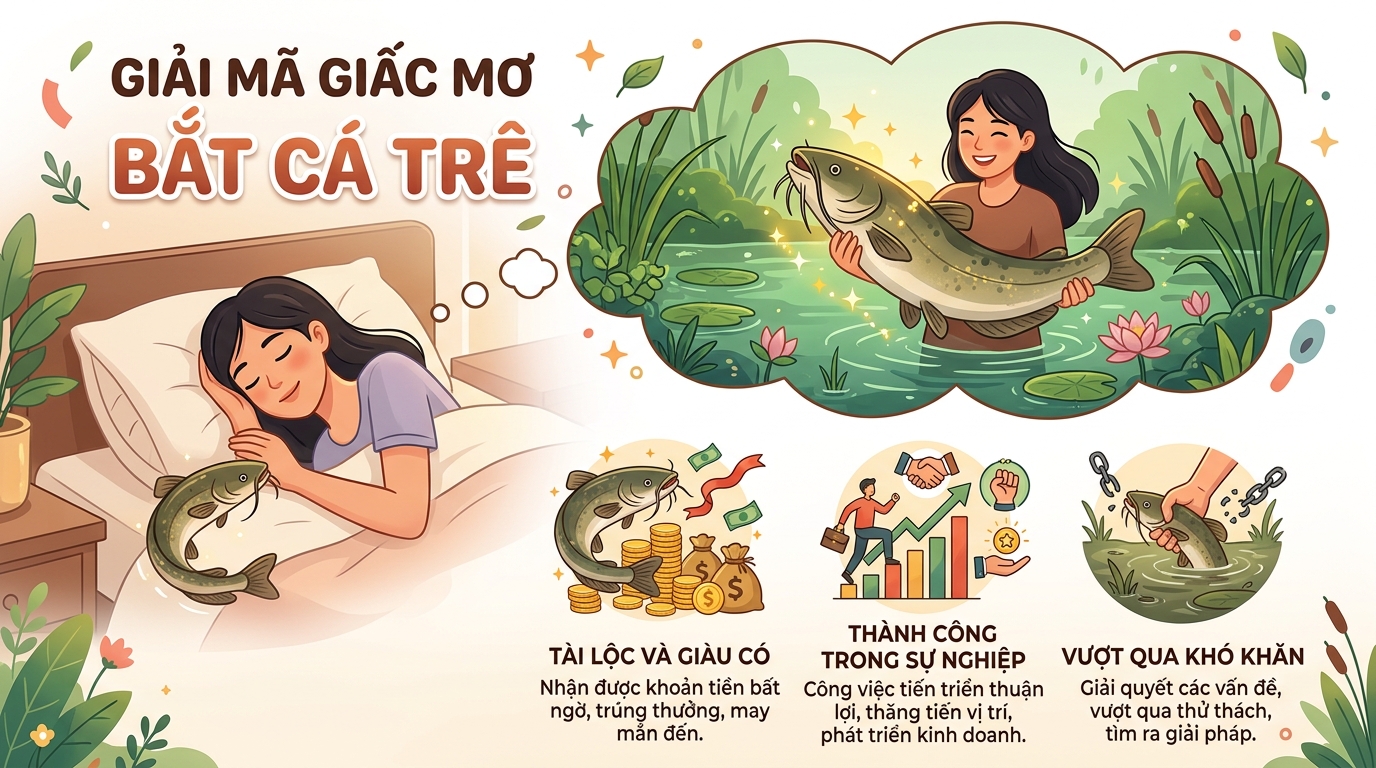 Giải mã giấc mơ câu được cá trê