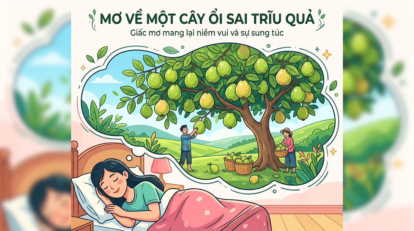 Chiêm bao thấy cây ổi sai quả