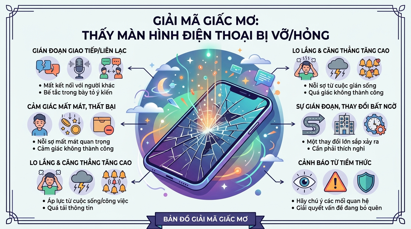 Giải mã nằm mơ thấy điện thoại bị vỡ màn hình bể nát