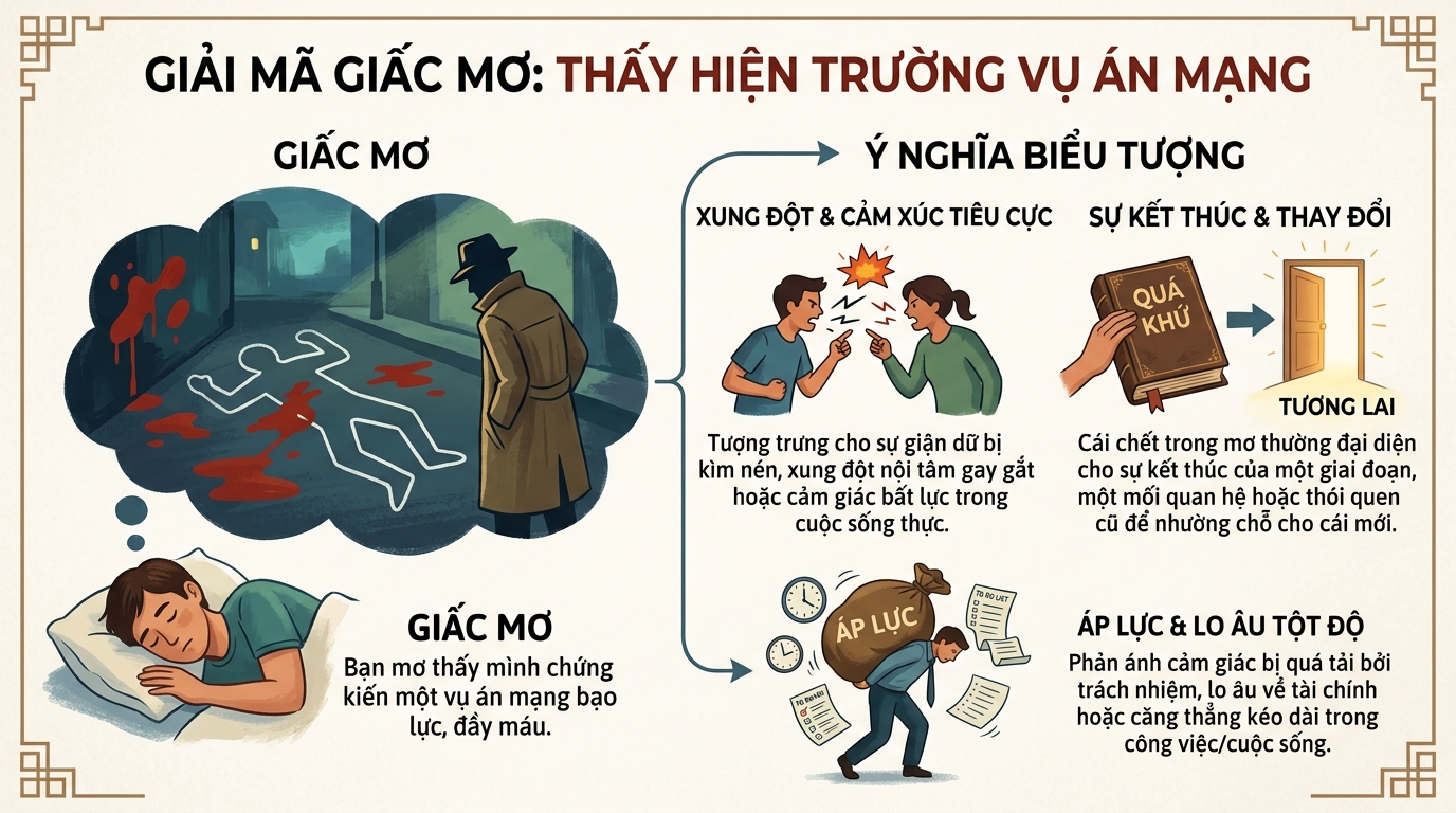 Ý nghĩa giấc mơ người thấy cảnh giết người máu me, giết người có máu