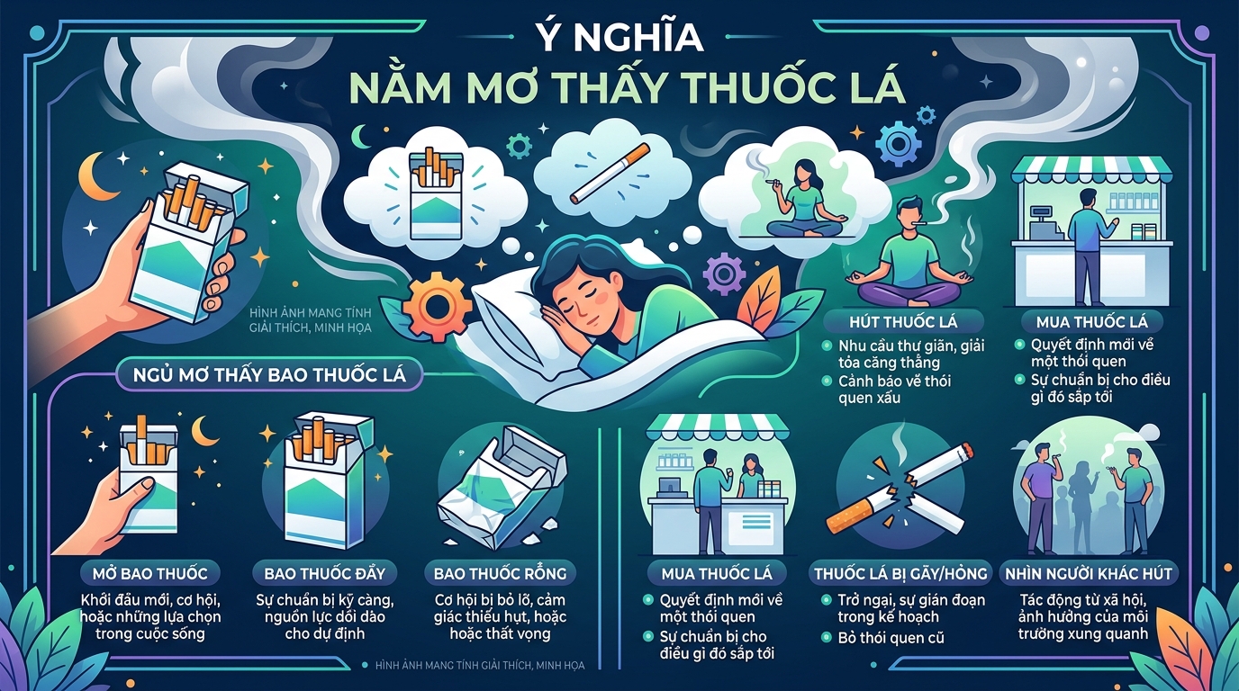 Ý nghĩa giấc mơ thấy gói thuốc lá, điếu thuốc lá