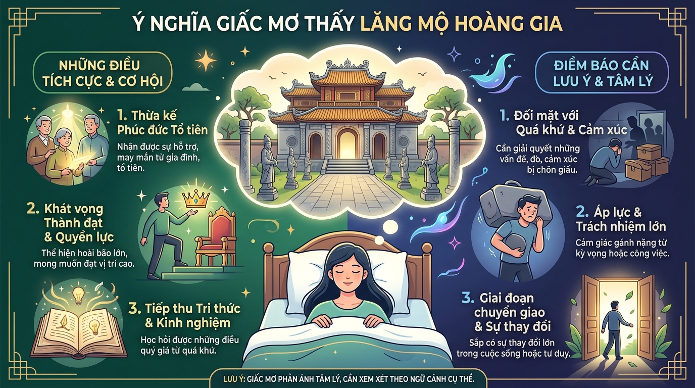 Ý nghĩa giấc mơ thấy lăng mộ vua chúa