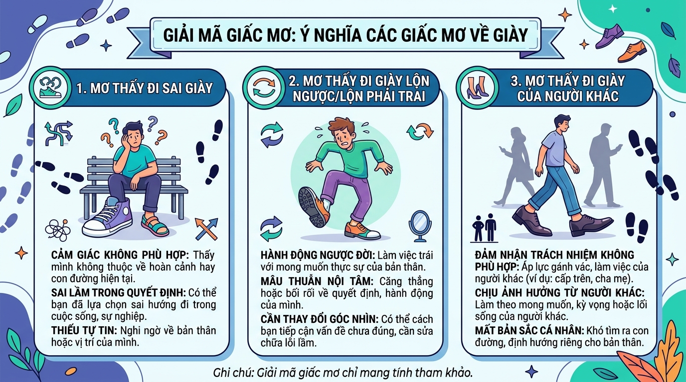 Giải mã điềm báo nằm mơ thấy mang lộn dép, mang dép ngược, mang dép người khác