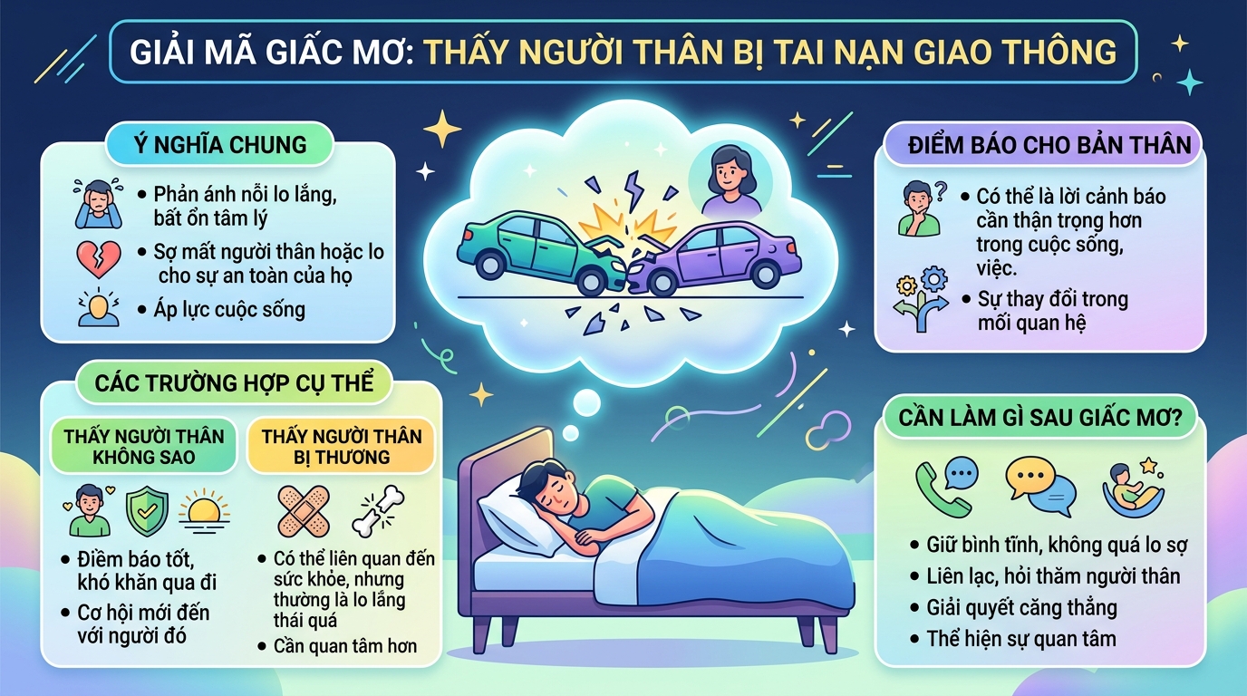 Giải mã giấc mơ thấy người thân bị tai nạn giao thông