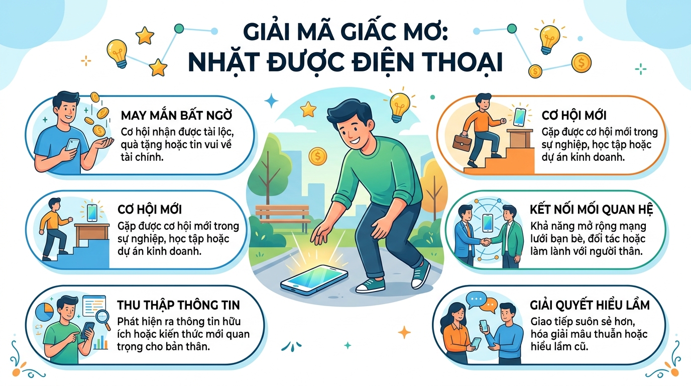 Ý nghĩa giấc mơ nhặt được điện thoại lượm được điện thoại
