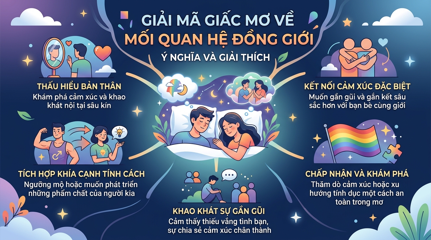 Giải mã điềm báo nằm mơ thấy quan hệ đồng giới, quan hệ với người cùng giới