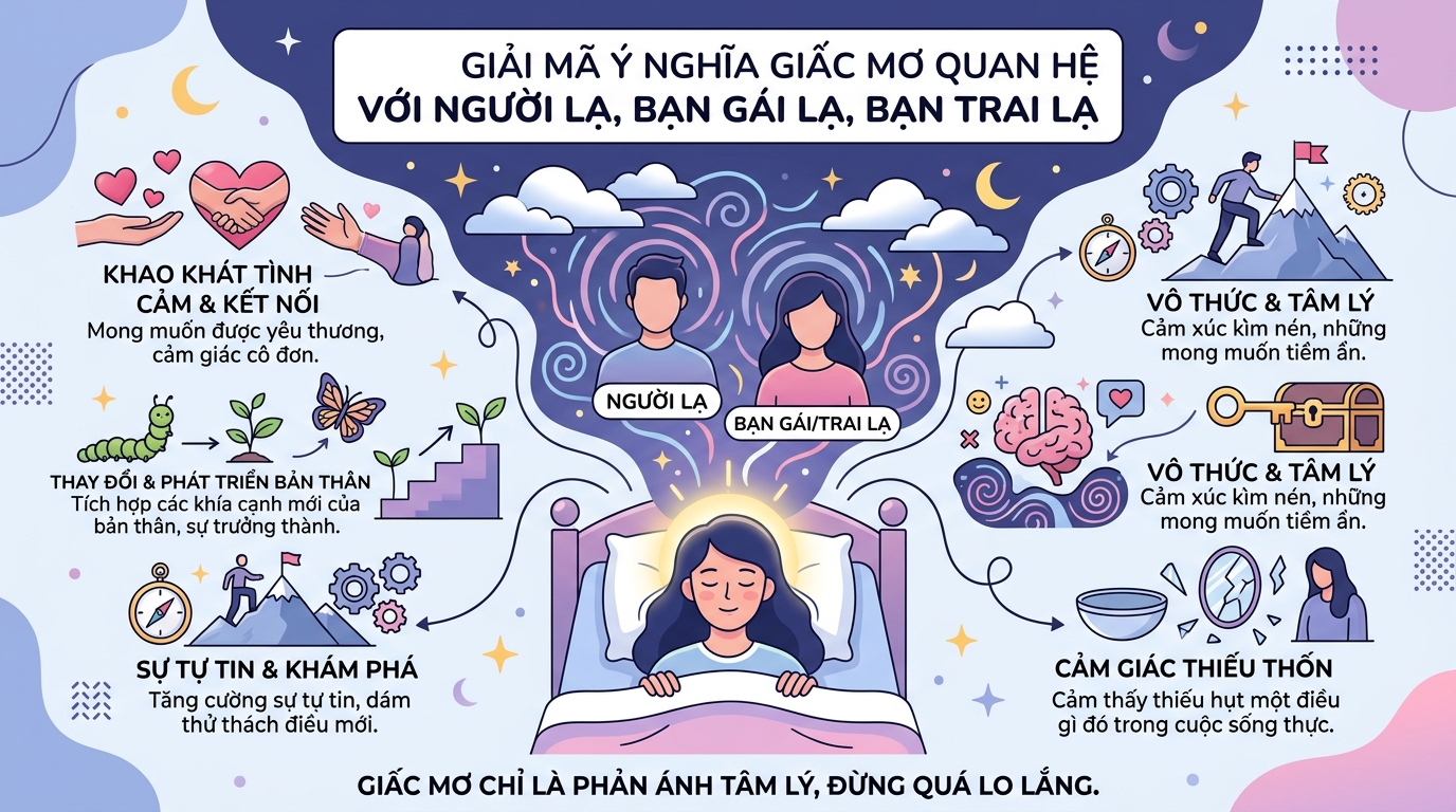 Giải mã nằm mơ quan hệ với người lạ, người khác giới, người yêu cũ