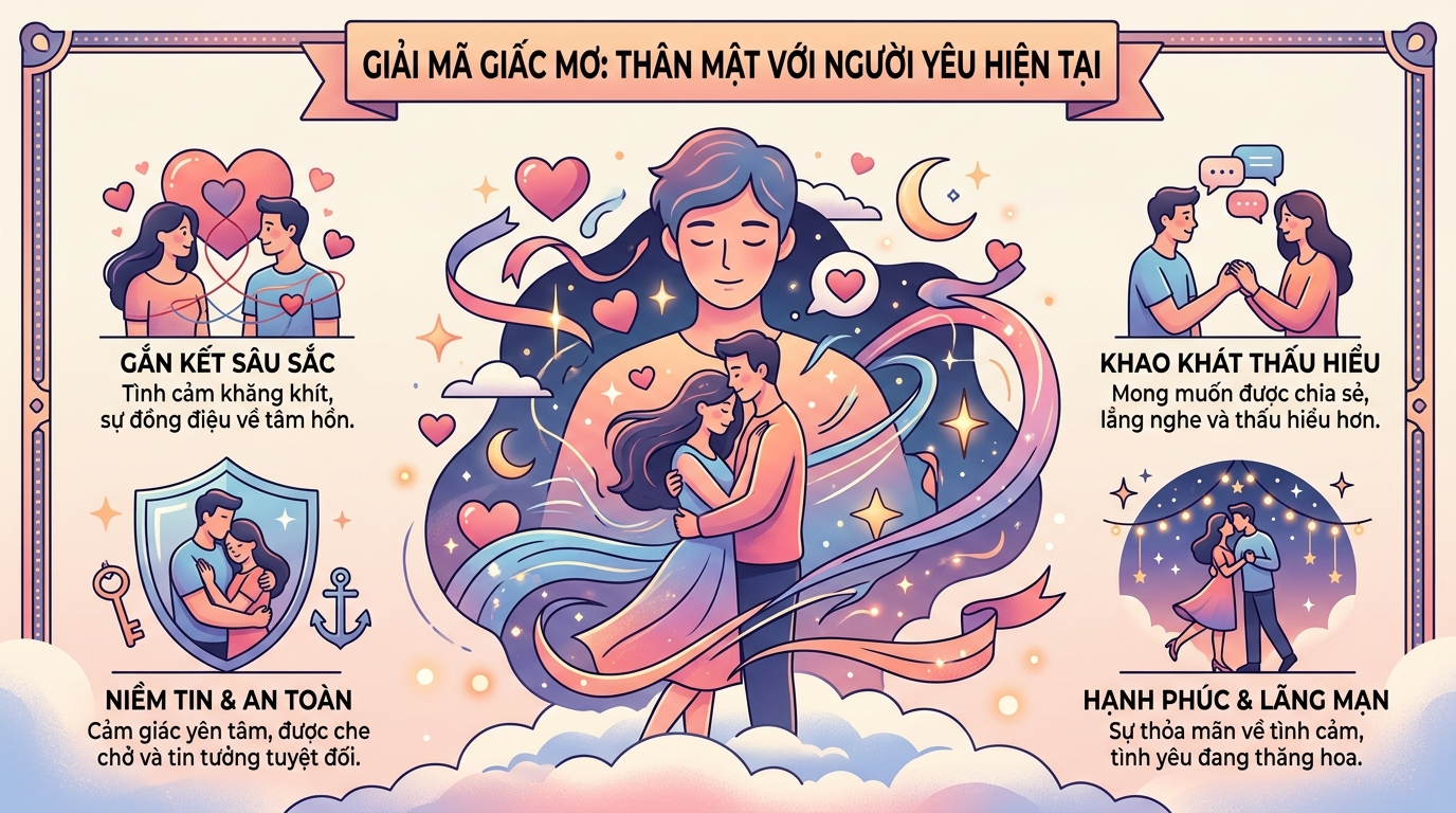 Ý nghĩa giấc mơ quan hệ với người yêu hiện tại, quan hệ với bạn trai, bạn gái