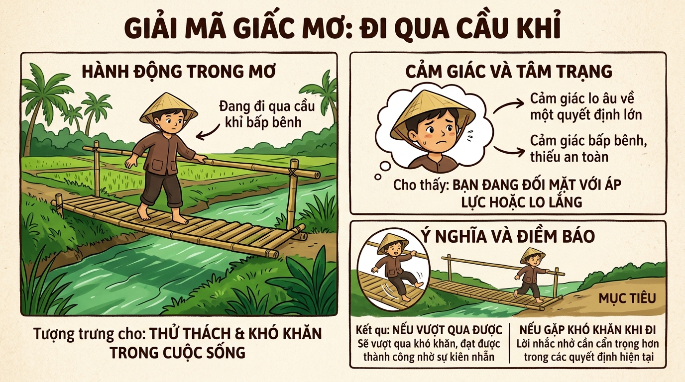 Giải mã điềm báo mơ thấy đi qua cầu khỉ