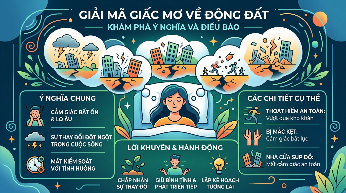 Giải mã nằm mơ thấy động đất