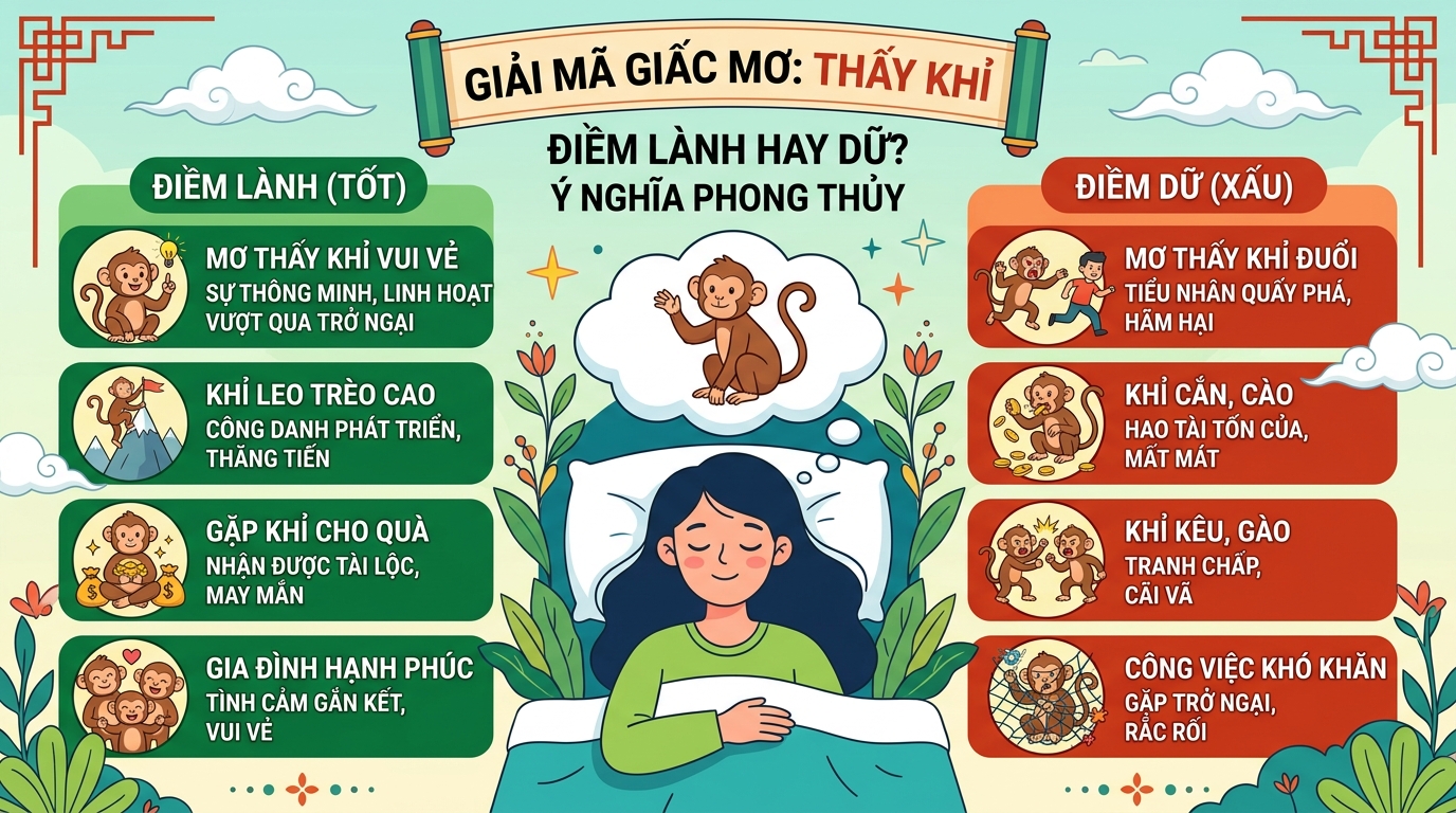 Giải mã giấc mơ thấy con khỉ là điềm lành hay dữ