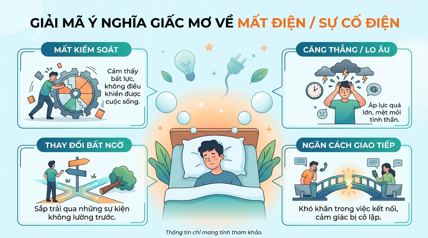 Giải mã điềm báo nằm mơ thấy cúp điện, mất điện sinh hoạt