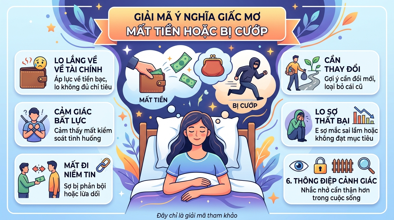 Giải mã điềm báo nằm mơ thấy mất tiền, bị trộm tiền