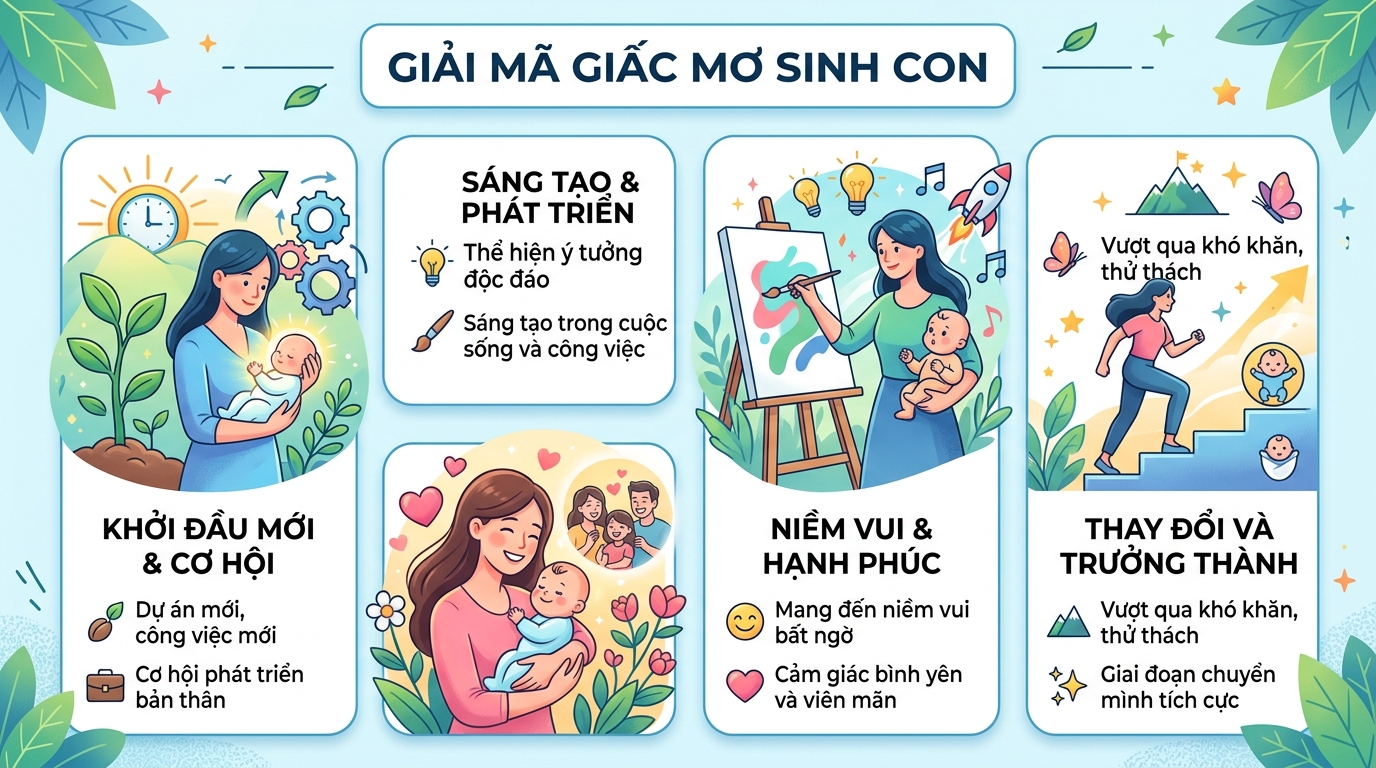Giải mã nằm mơ thấy mình đi đẻ