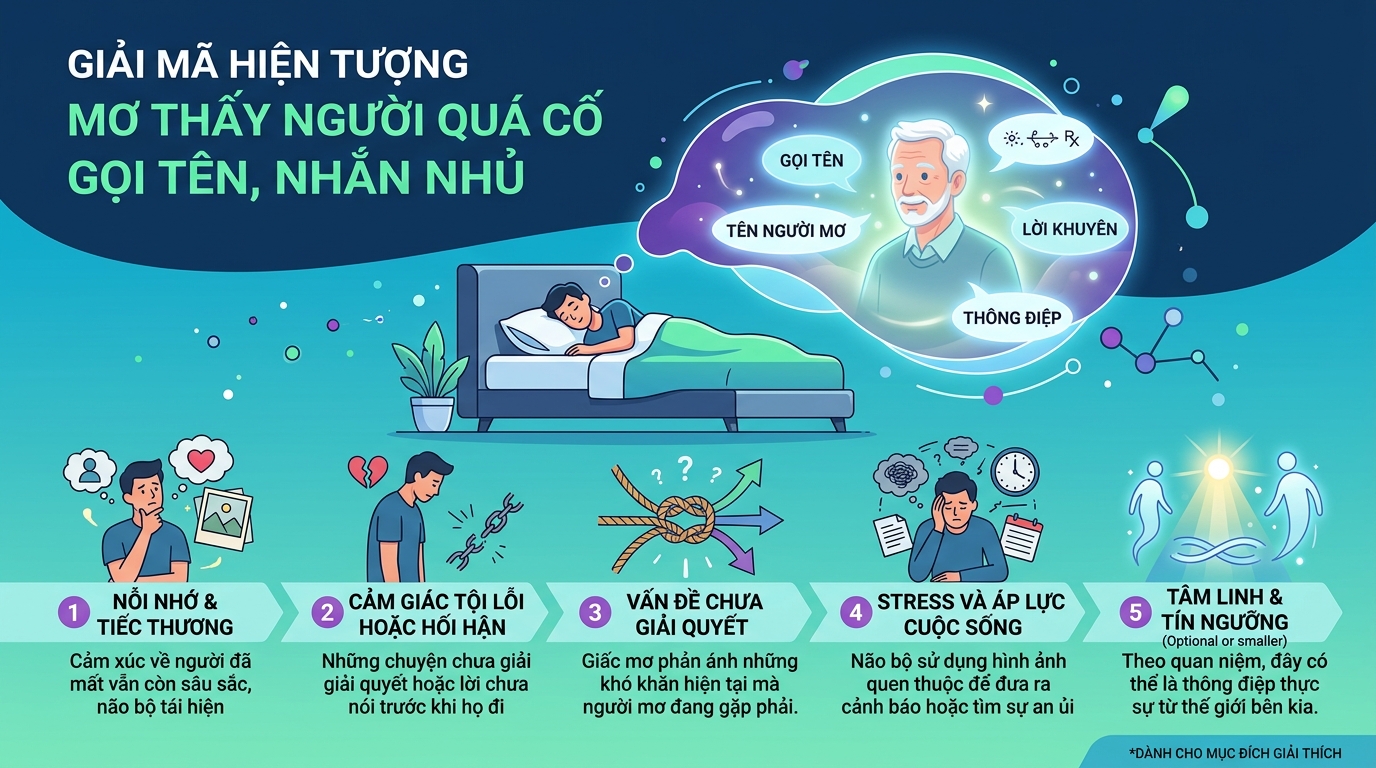 Giải mã hiện tượng nằm mơ thấy người chết gọi tên, báo mộng