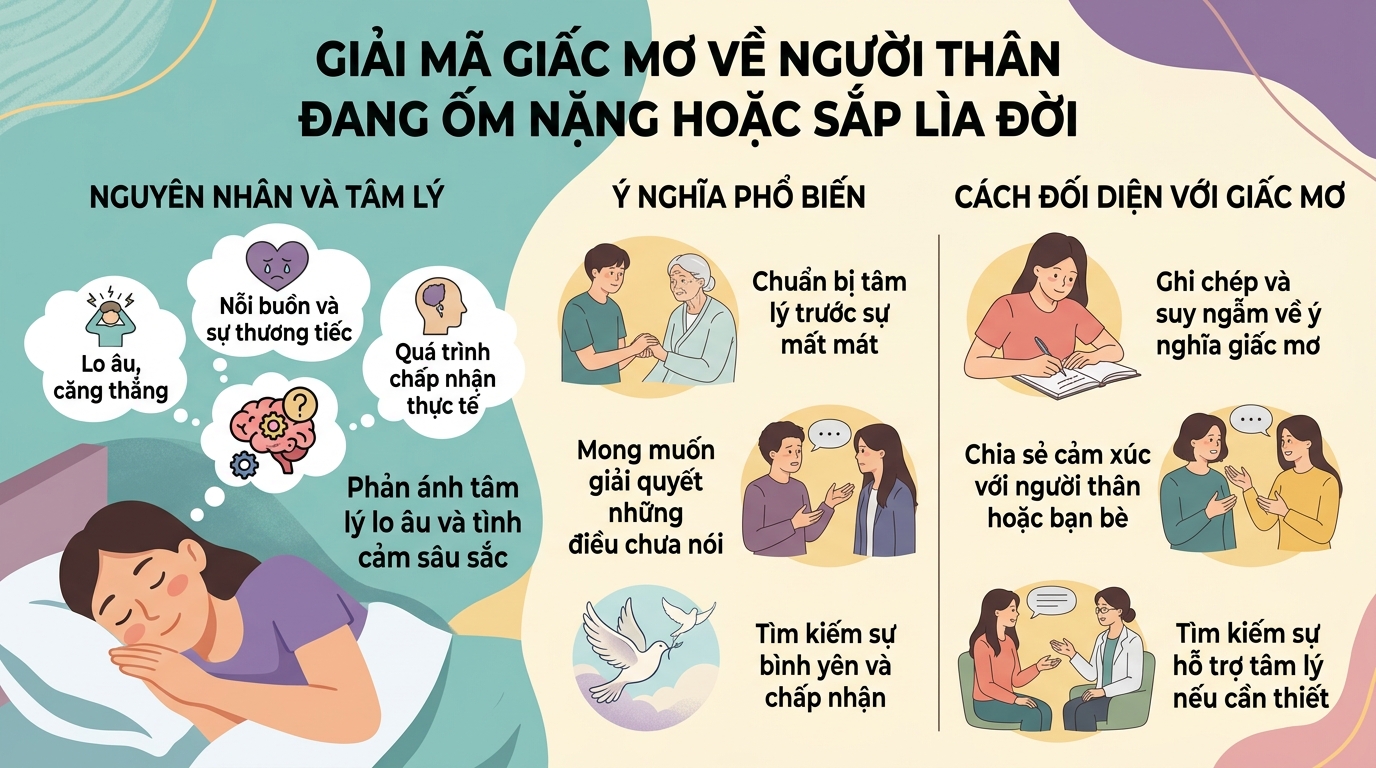 Giải mã nằm mơ thấy người chết mà chưa chết, người hấp hối