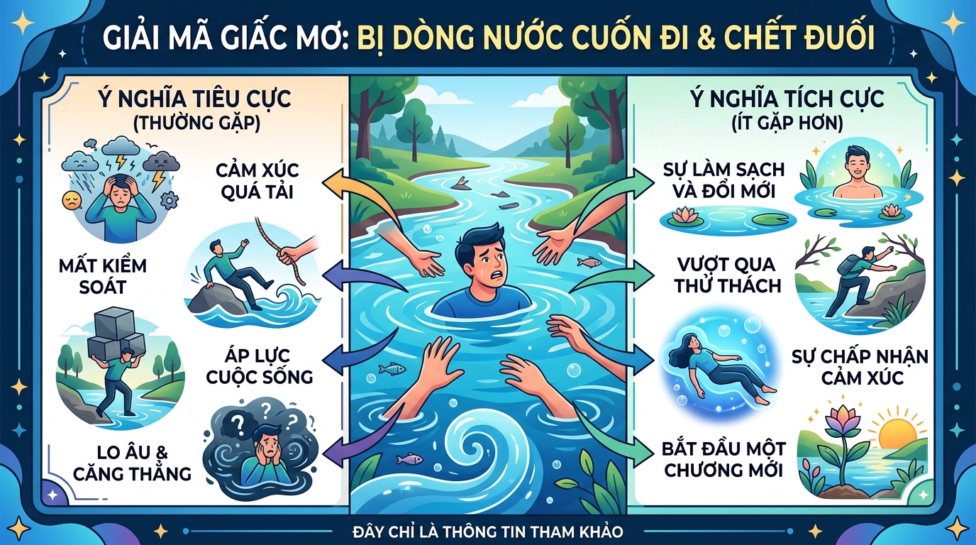 Giải mã điềm báo nằm mơ thấy người chết đuối, trôi sông