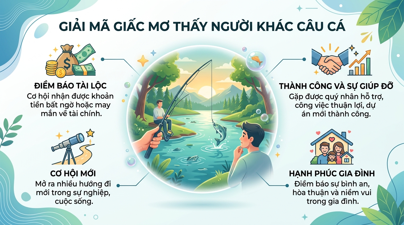 Giải mã nằm mơ thấy người khác câu cá