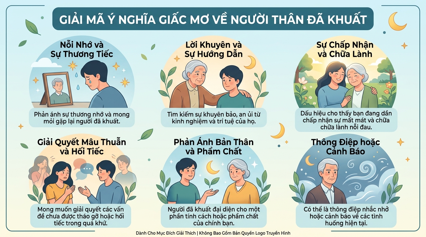Giải mã điềm báo nằm mơ thấy người thân, người quen chết