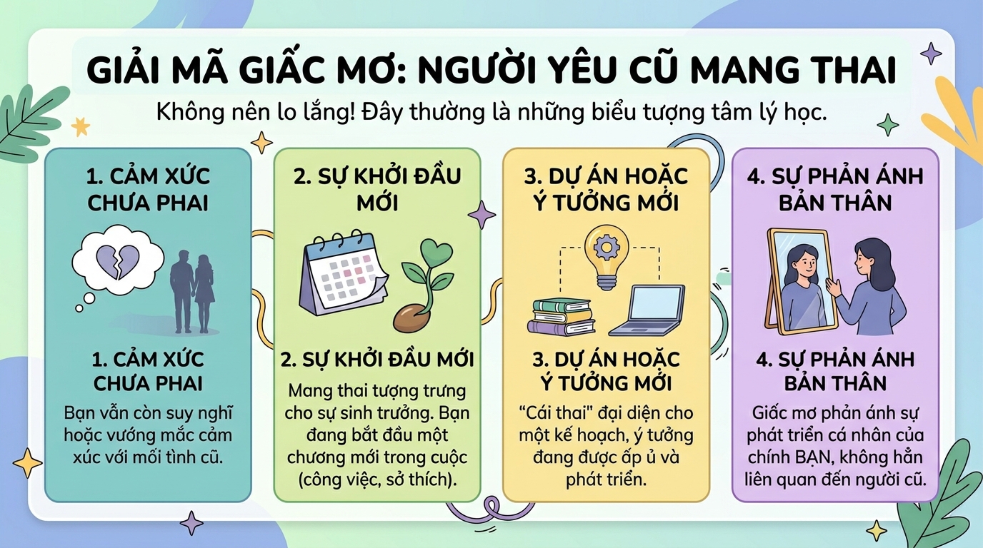 Ý nghĩa giấc mơ người yêu cũ có thai