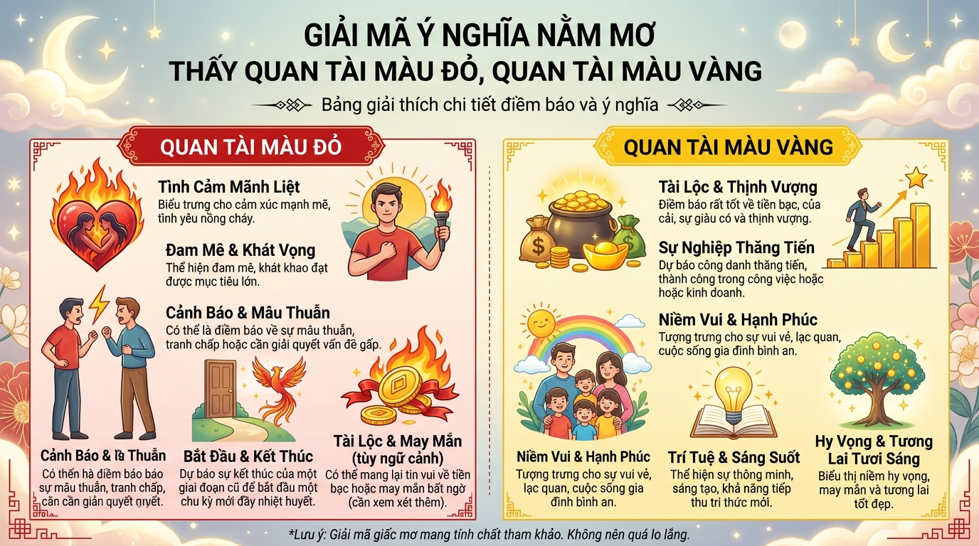 Giải mã điềm báo nằm mơ thấy quan tài màu đỏ, quan tài màu vàng