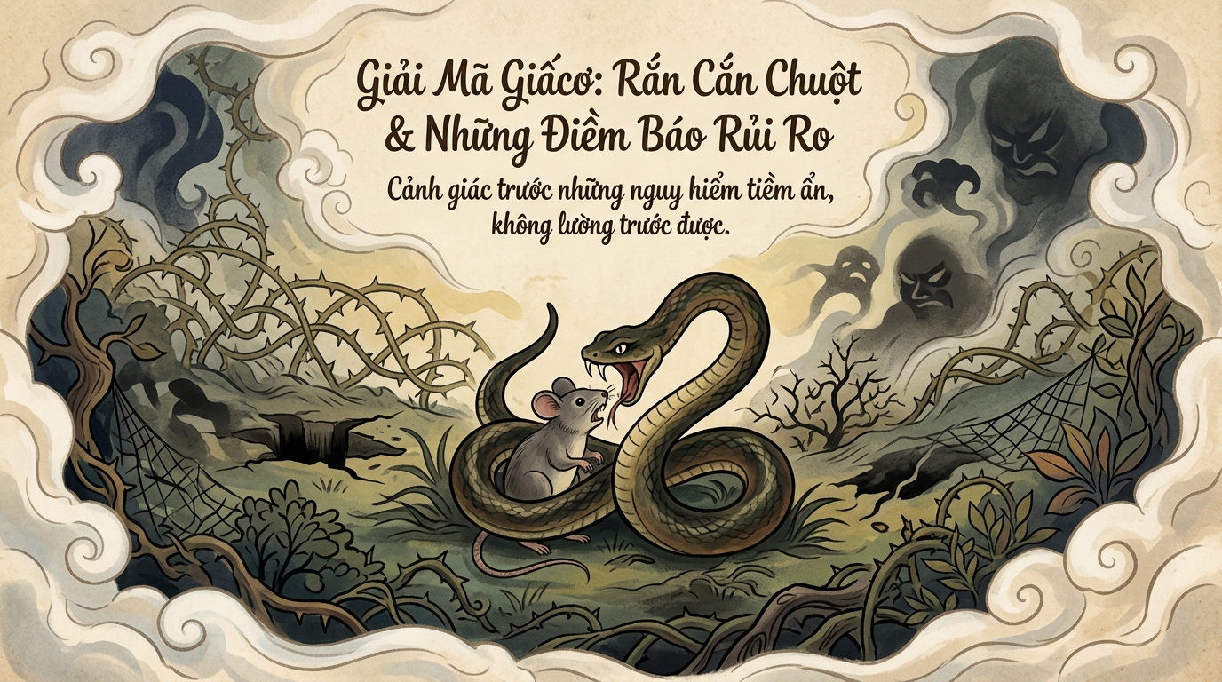 Giấc mơ thấy rắn ăn chuột, rắn cắn chuột tiềm ẩn nhiều rủi ro khôn lường