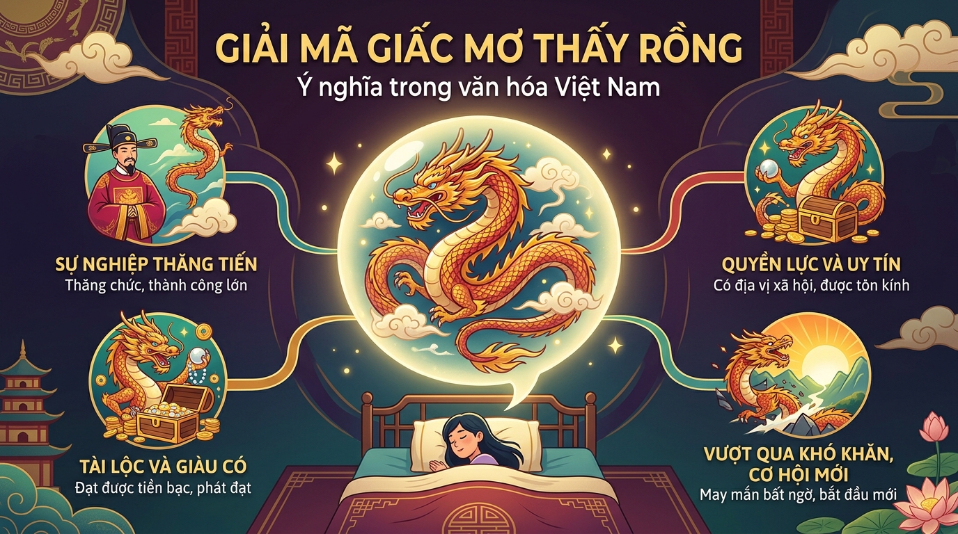 Giải mã giấc mơ thấy rồng là điềm báo gì